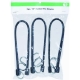 3-piece 15" Rubber Tie Down